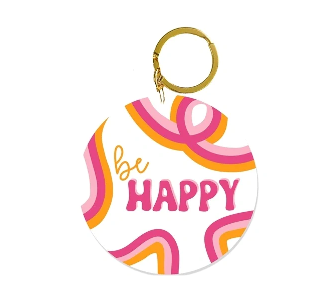 Be Happy Keychain