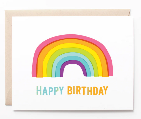 Rainbow Birthday Card