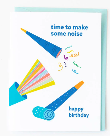 Make Some Noise Birthday Card