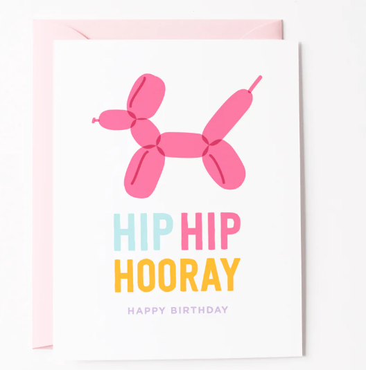 Balloon Dog Card