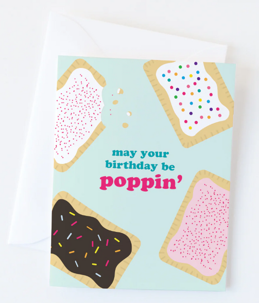 Poppin' Birthday Card