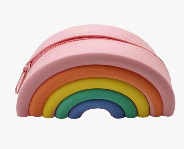 Silicone Jelly Rainbow Coin Purse