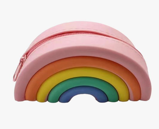 Silicone Jelly Rainbow Coin Purse