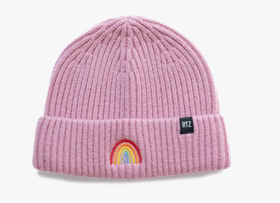 Blush Rainbow Beanie