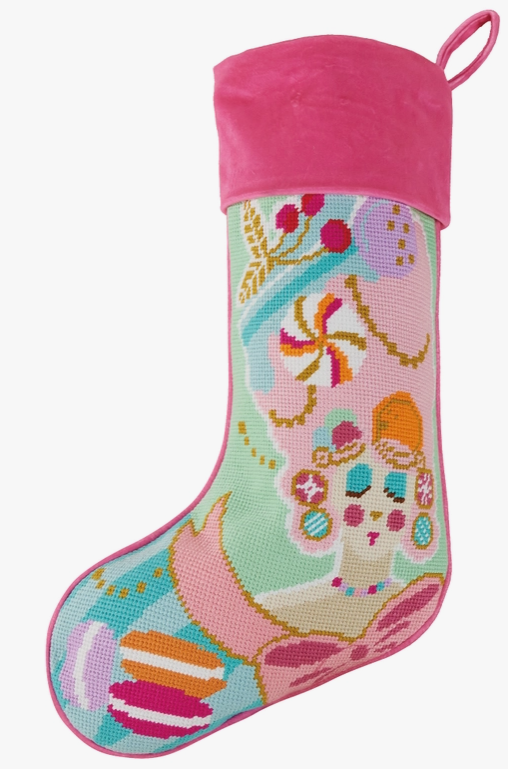 Marie Sweet Embroidered Stocking