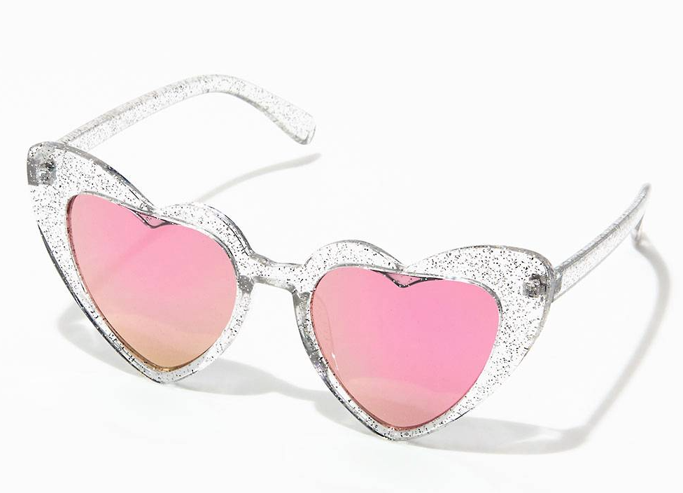 Glitter Heart Sunglasses