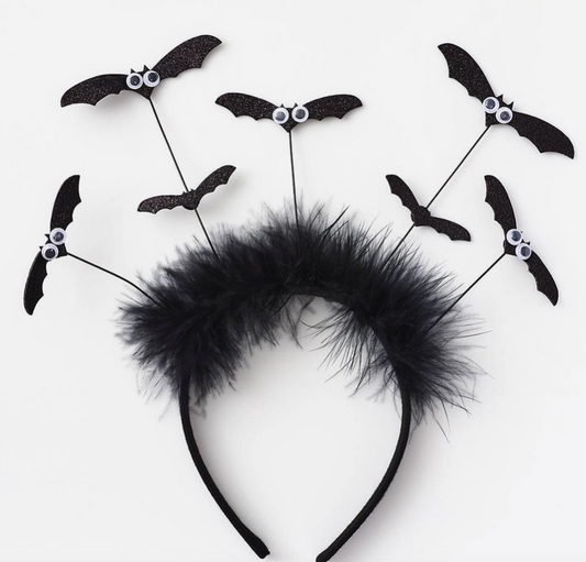 Black Bat Headband