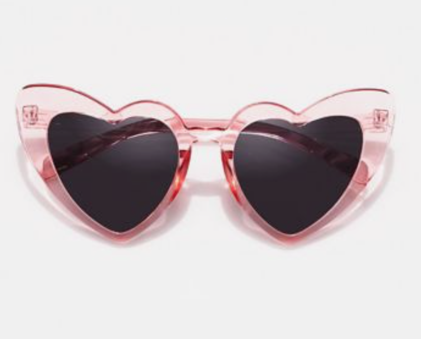 Pink Heart Sunglasses