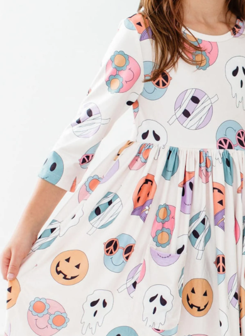 Monster Mash Pocket Twirl Dress