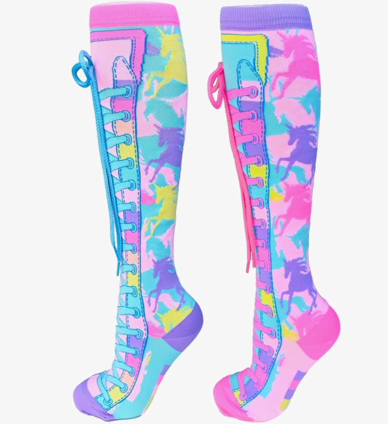 Rainbow Unicorns Socks