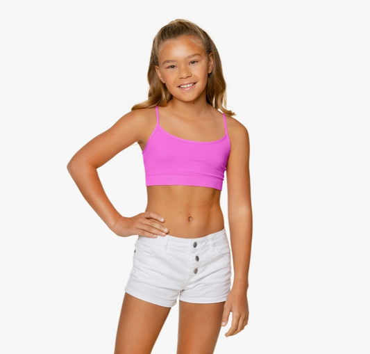 Pink Orchid Bandeau Bra Cami (Onesize)
