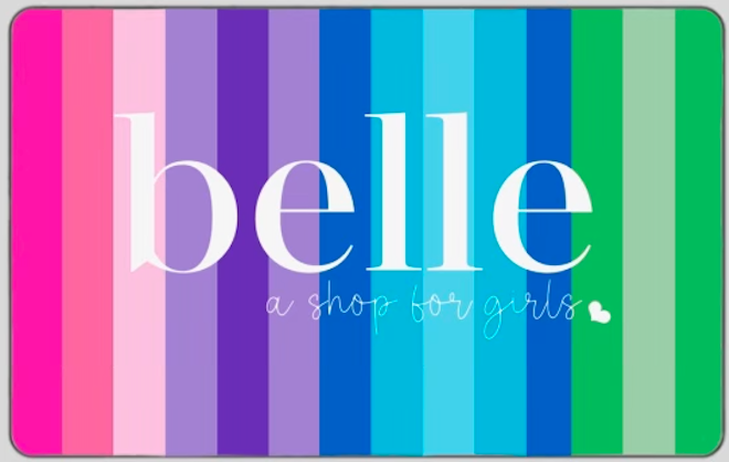 belle: a shop for girls gift card