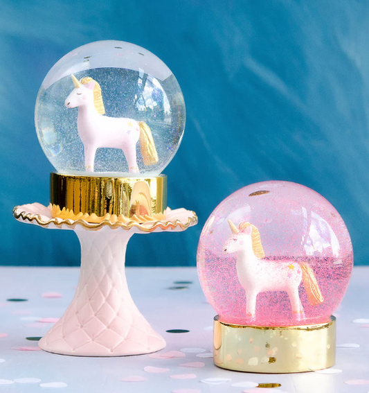 Sparkling Unicorn Water Globe