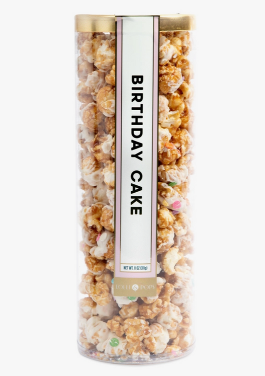 Birthday Cake Carmel Corn