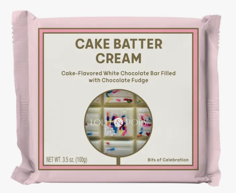 Cake Batter Cream Candy Bar