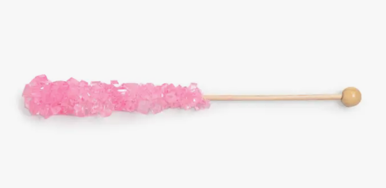 Strawberry Rock Candy