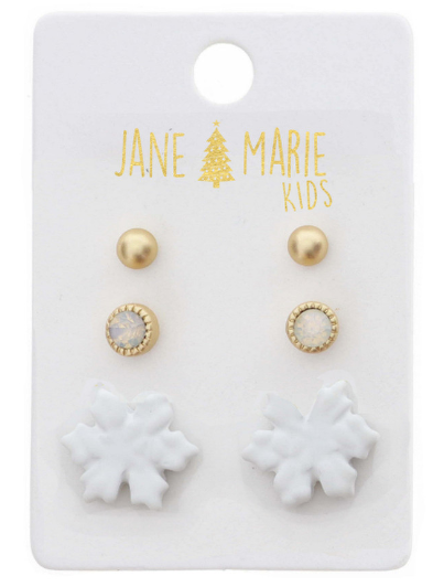 Snowflake Earring Set of 3