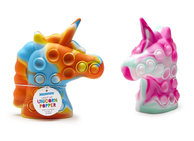 Unicorn Light 3D Up Popper | Pink Swirl