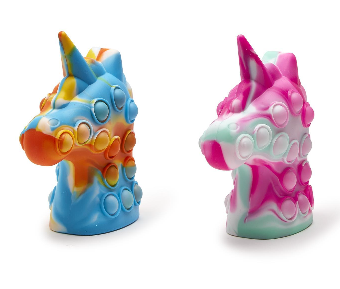 Unicorn Light 3D Up Popper | Pink Swirl