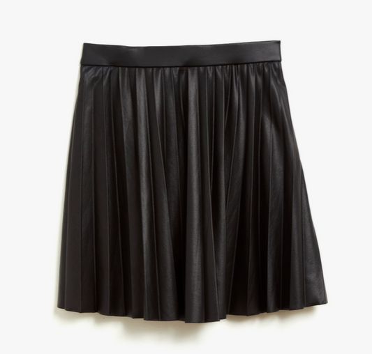 Black Pleated Tennis Skirt
