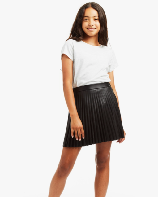 Black Pleated Tennis Skirt