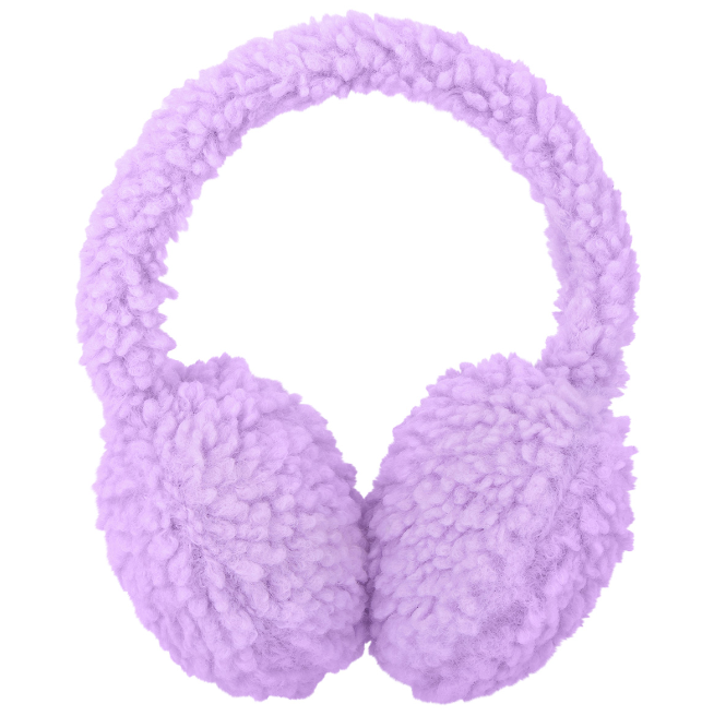 Purple Sherpa Earmuffs