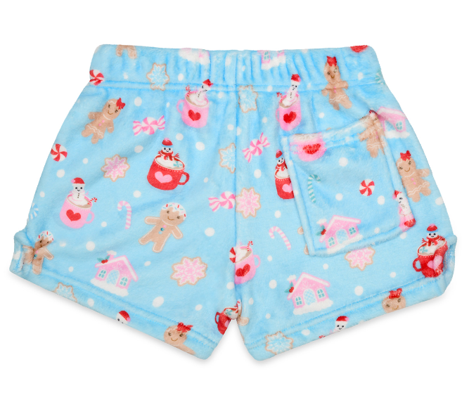 Gingerbread Sweets Plush Shorts