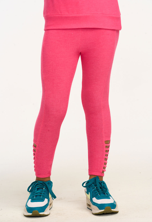 Side Detail Flamingo Pink Legging