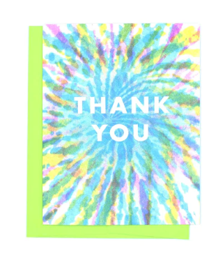 Thank You Tie Dye Card