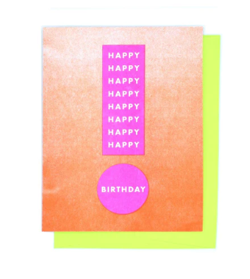 Exclamation Happy Birthday Card