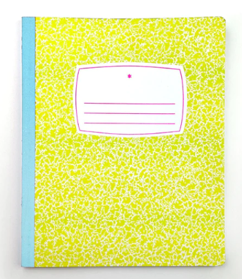 Yellow Composition Notebook