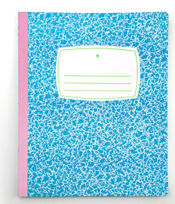 Blue Composition Notebook