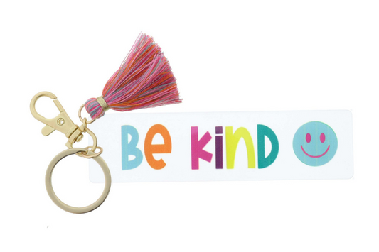 Be Kind Keychain w/Tassel