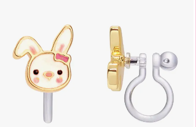 CLIP ON Bouncy Bunny Earrings