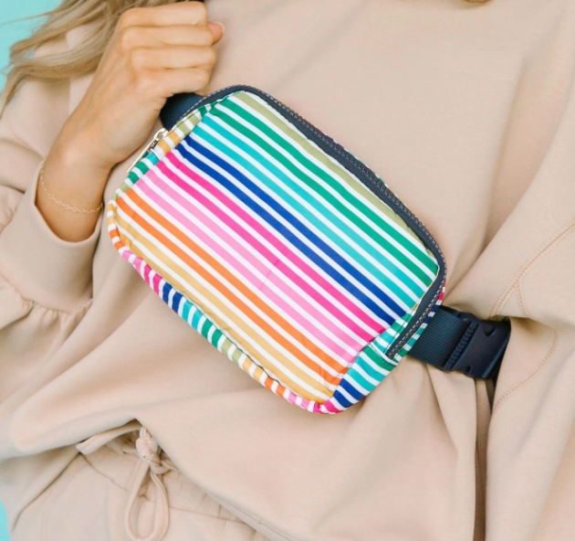 Line by Line Crossbody Bag