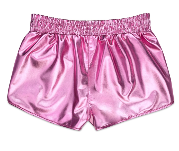 Pink Metallic Shorts