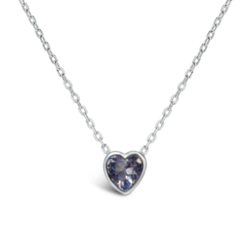 Bezel Heart | March Aquamarine