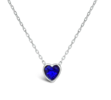 Bezel Heart | September Sapphire