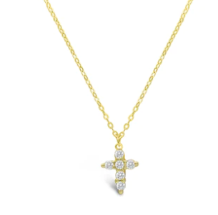 Gold Forever Faith Cross Necklace