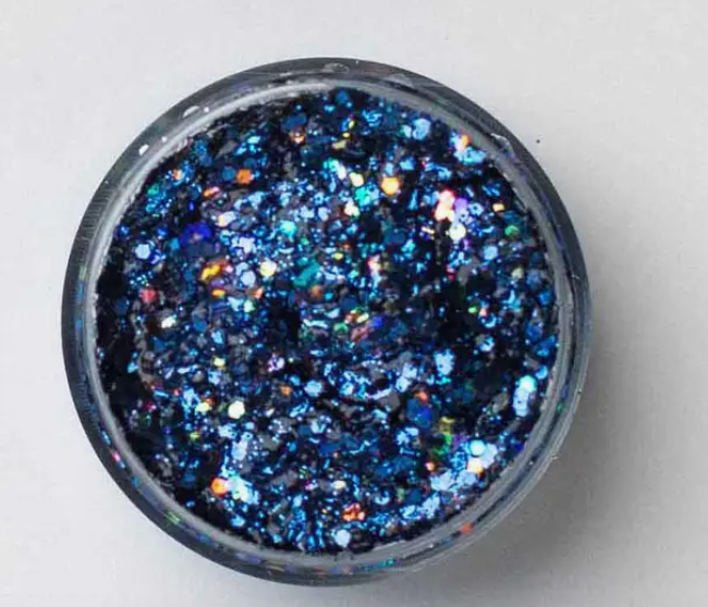 Moon Dance Navy Glitter Gel