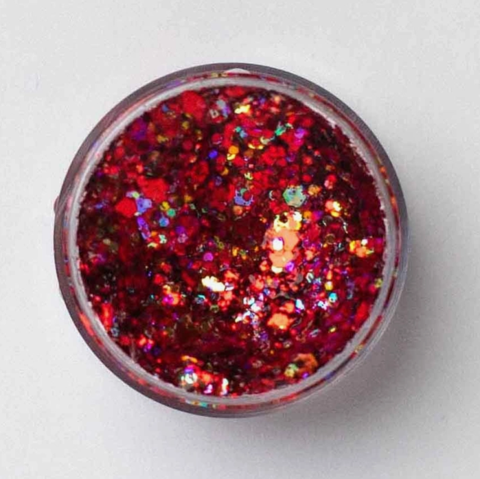 Love Potion Red Glitter Gel