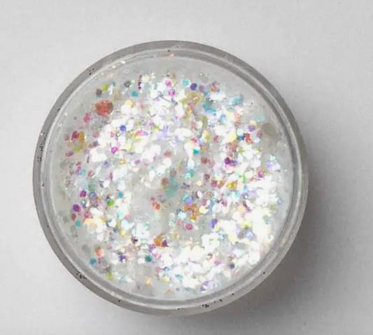 Fairy Walk White Glitter Gel
