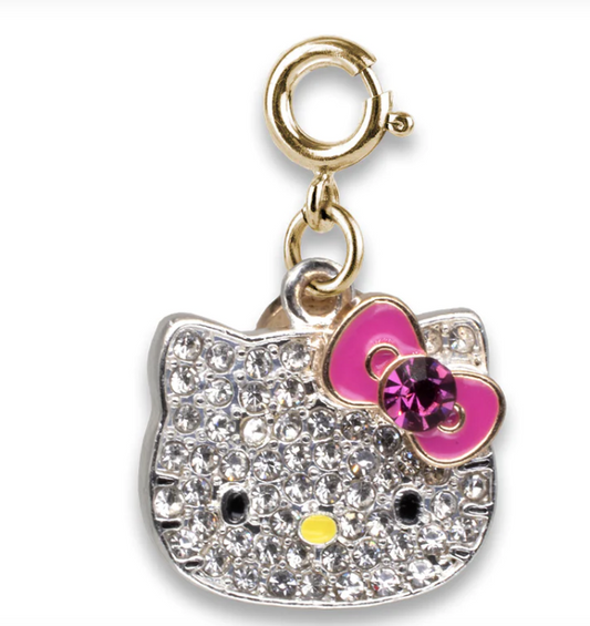 Gold Bling Hello Kitty Charm