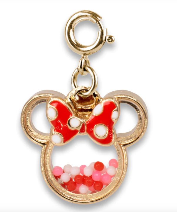 Gold Minnie Shaker Charm