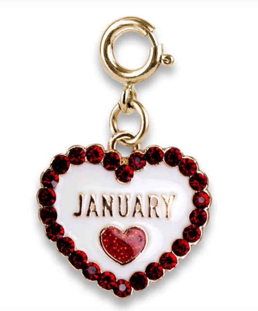 Gold Birthstone Charm | January