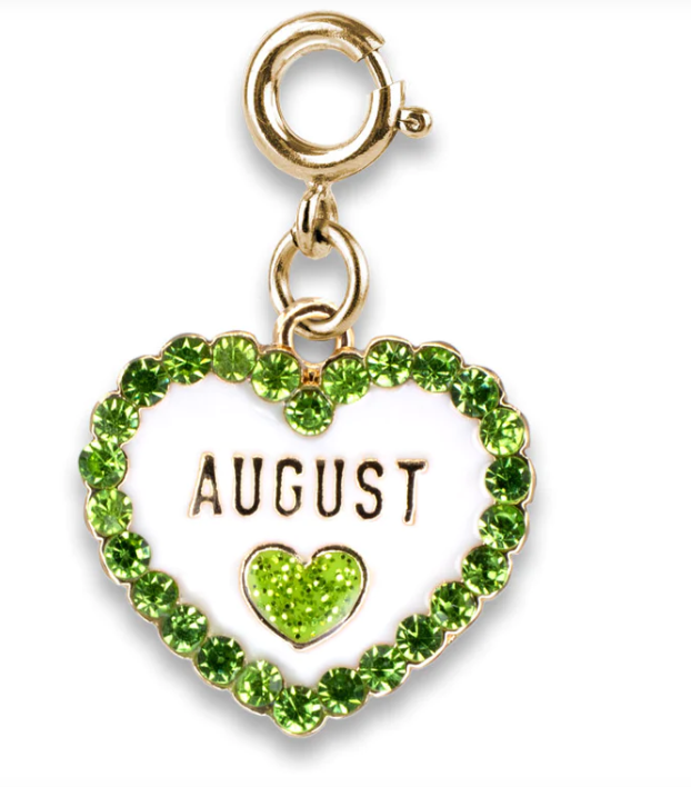 Gold Birthstone Charm | August