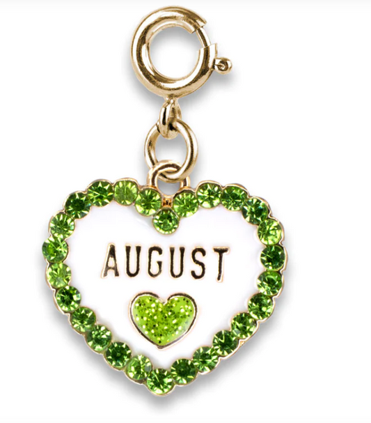 Gold Birthstone Charm | August