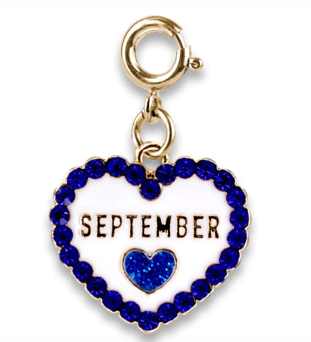 Gold Birthstone Charm | September