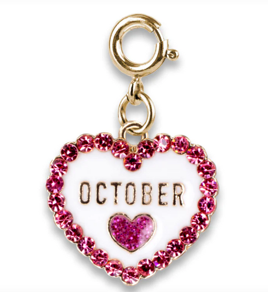 Gold Birthstone Charm | October