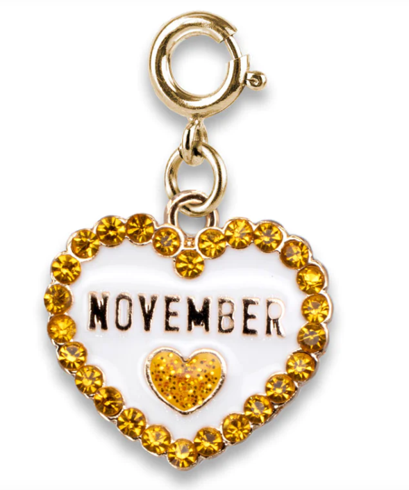 Gold Birthstone Charm | November